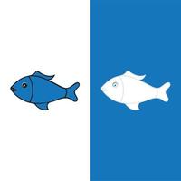 fisk logotyp mall kreativ vektor