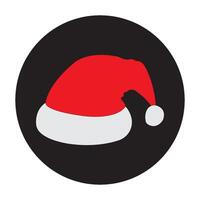 Santa claus Weihnachten Hut Symbol vektor