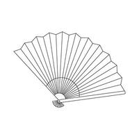 Hand-Fan-Symbol vektor