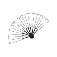 Hand-Fan-Symbol vektor