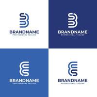 Briefe bs oder es Monogramm Logo, geeignet zum irgendein Geschäft mit bs, jdn, es, oder se Initialen vektor