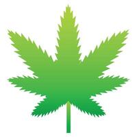 Cannabis Blatt Symbol. Marihuana legalisiert Symbol. medizinisch Cannabis Zeichen, Kräuter- natürlich organisch Pflanze. Illustration vektor