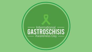 International Gastroschisis Bewusstsein Tag beobachtete jeder Jahr im Juli. Vorlage zum Hintergrund, Banner, Karte, Poster mit Text Inschrift. vektor