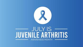 jugendlich Arthritis Bewusstsein Monat beobachtete jeder Jahr im Juli. Vorlage zum Hintergrund, Banner, Karte, Poster mit Text Inschrift. vektor