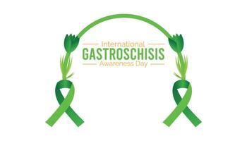 International Gastroschisis Bewusstsein Tag beobachtete jeder Jahr im Juli. Vorlage zum Hintergrund, Banner, Karte, Poster mit Text Inschrift. vektor