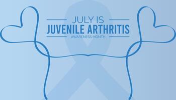 jugendlich Arthritis Bewusstsein Monat beobachtete jeder Jahr im Juli. Vorlage zum Hintergrund, Banner, Karte, Poster mit Text Inschrift. vektor