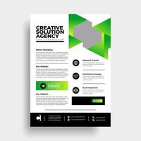 Broschüre Design Flyer Corporate Business Vorlage für den Jahresberichtskatalog vektor