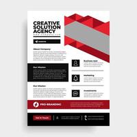 Broschüre Vorlage Layout Design Corporate Business Jahresbericht Katalog Magazin Flyer Mockup vektor