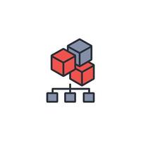 Verteilung Symbol. .bearbeitbar Hub.linear Stil Zeichen zum verwenden Netz Design, Logo, Symbol Illustration. vektor