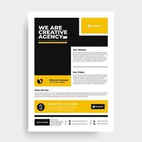 Corporate Business Flyer Poster Broschüre Cover Design Layout Hintergrund A4-Format editierbare Vektorvorlage vektor