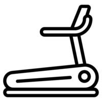 Laufband Fitnessstudio Sport Ausrüstung Illustration vektor