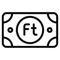 forint valuta företag pengar illustration vektor