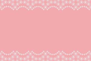 ethnisch geometrisch Stoff Muster Kreuz Stich.Stickerei ethnisch orientalisch Pixel Muster Rose Rosa Gold Pastell- Hintergrund. abstrakt, Illustration. Textur, Kleidung, Schal, Dekoration, Seide Hintergrund. vektor