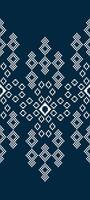 traditionell ethnisch Motive Ikat geometrisch Stoff Muster Kreuz Stich.ikat Stickerei ethnisch orientalisch Pixel Marine Blau Hintergrund. abstrakt, Illustration. Textur, Dekoration, Tapete. vektor