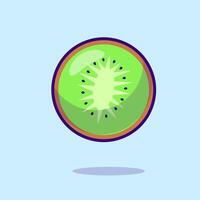 kiwifrukt tecknad vektor