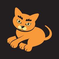 katt . katt t-shirt design vektorer . katt