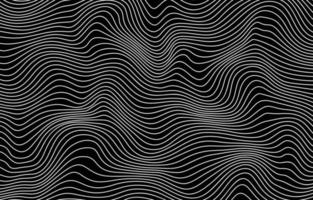 Wellenlinien Muster abstrakten Hintergrund. Vektor