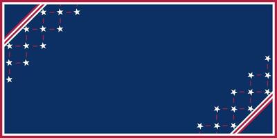 amerikanisch Unabhängigkeit Tag Banner kostenlos Kopieren Raum Bereich. Vorlagen zum Ihre verschiedene Designs vektor
