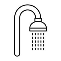 Duschleitungssymbol vektor