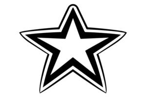 retro Starburst Symbol Jahrgang fünfeckig Star Logo Design. vektor