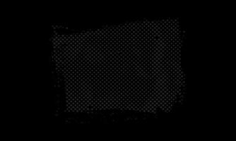 dunkel Rau Grunge grobkörnig Halbton Muster Punkte auf schwarz Hintergrund betrübt verschüttet Tinte Banner Design vektor