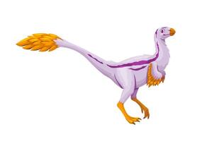 tecknad serie zephyrosaurus dinosaurie eller dino karaktär vektor