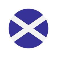 Schottland Flagge illustriert auf ein Weiß Hintergrund vektor