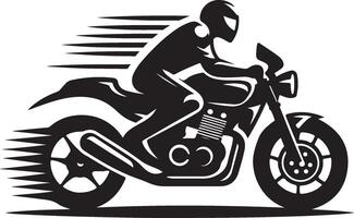 Motorrad Kunst Illustration Weiß Hintergrund vektor