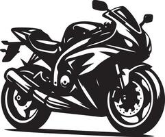 Motorrad Kunst Illustration Weiß Hintergrund vektor