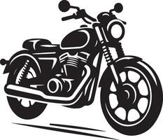 Motorrad Kunst Illustration Weiß Hintergrund vektor