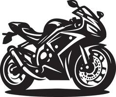 Motorrad Kunst Illustration Weiß Hintergrund vektor