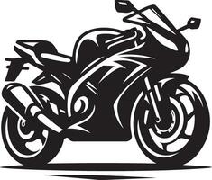 Motorrad Kunst Illustration Weiß Hintergrund vektor