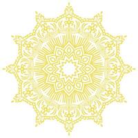 Luxus, elegant und kreativ Mandala Muster Design vektor