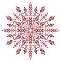 Luxus, elegant und kreativ Mandala Muster Design vektor