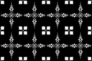 Pixel Muster ethnisch orientalisch traditionell. Design Stoff Muster Textil- afrikanisch indonesisch indisch nahtlos aztekisch Stil abstrakt Illustration vektor