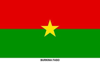 Flagge von Burkina faso, Burkina Faso National Flagge vektor