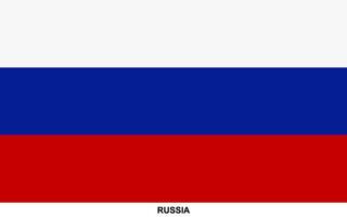 Flagge von Russland, Russland National Flagge vektor