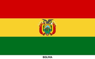 Flagge von Bolivien, Bolivien National Flagge vektor