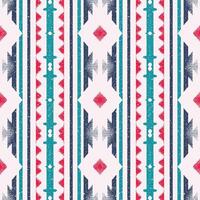 etnisk abstrakt ikat konst. sömlös mönster i stam, folk broderi, och mexikansk stil. aztec geometrisk konst vektor