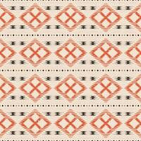 ethnisch abstrakt Ikat Kunst. nahtlos Muster im Stammes-, Volk Stickerei, und Mexikaner Stil. aztekisch geometrisch Kunst vektor