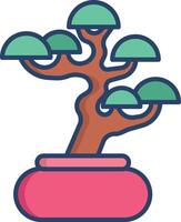 Bonsai Illustration Symbol vektor