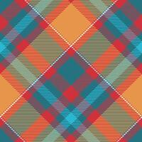 Tartan nahtlos Muster. klassisch Plaid Tartan nahtlos Tartan Illustration einstellen zum Schal, Decke, andere modern Frühling Sommer- Herbst Winter Urlaub Stoff drucken. vektor