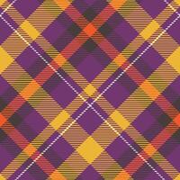 Tartan nahtlos Muster. abstrakt prüfen Plaid Muster nahtlos Tartan Illustration einstellen zum Schal, Decke, andere modern Frühling Sommer- Herbst Winter Urlaub Stoff drucken. vektor