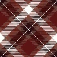 Plaid Muster nahtlos. Gingham Muster traditionell schottisch gewebte Stoff. Holzfäller Hemd Flanell Textil. Muster Fliese Swatch inbegriffen. vektor