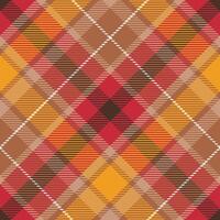 Plaid Muster nahtlos. schottisch Plaid, Flanell Hemd Tartan Muster. modisch Fliesen zum Tapeten. vektor