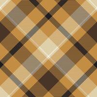 Plaid Muster nahtlos. Prüfer Muster Vorlage zum Design Ornament. nahtlos Stoff Textur. vektor