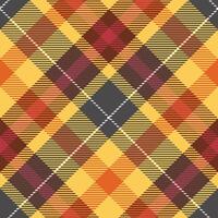 Plaid Muster nahtlos. Tartan Plaid nahtlos Muster. Vorlage zum Design Ornament. nahtlos Stoff Textur. vektor