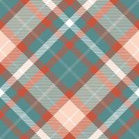 Tartan Muster nahtlos. Pastell- schottisch Tartan Muster zum Schal, Kleid, Rock, andere modern Frühling Herbst Winter Mode Textil- Design. vektor