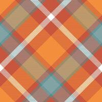 Tartan Muster nahtlos. Pastell- klassisch Plaid Tartan Vorlage zum Design Ornament. nahtlos Stoff Textur. vektor