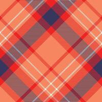 Tartan Plaid nahtlos Muster. Tartan nahtlos Muster. Vorlage zum Design Ornament. nahtlos Stoff Textur. vektor